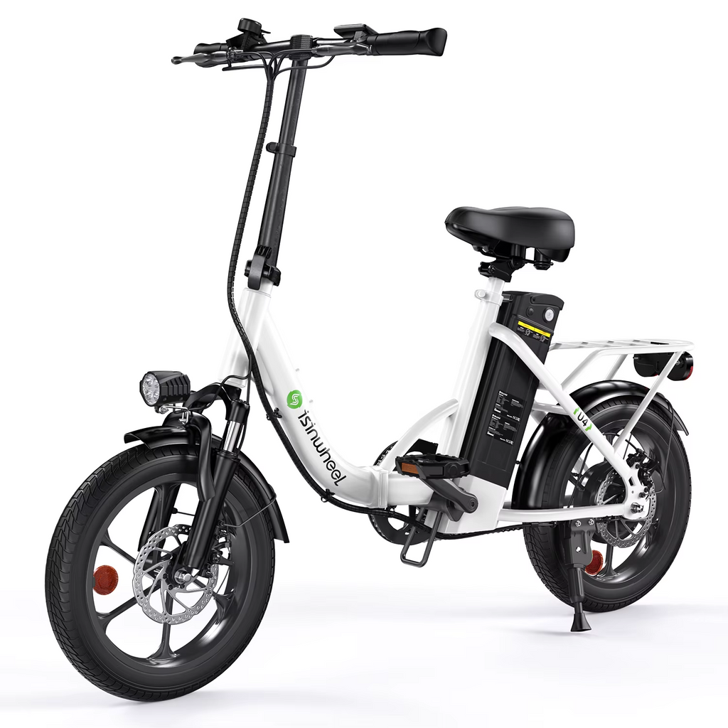 iSinwheel U4 Folding Electric Bike 250W 36V 16" E-Bike 25kmh 70km Range Commuter
