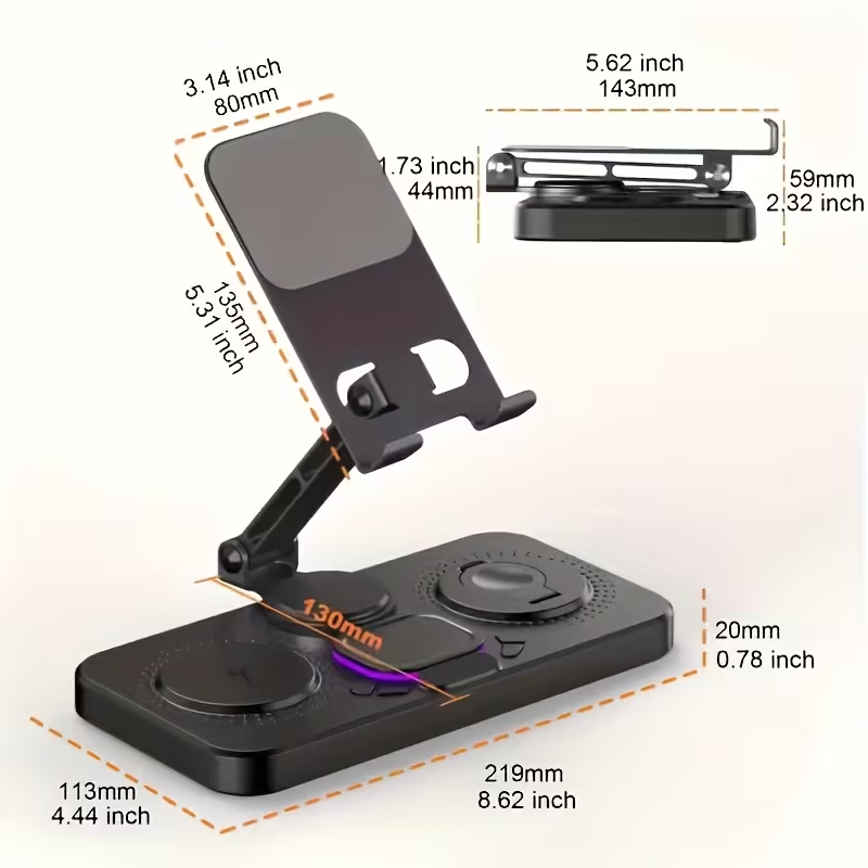 6-in-1 Wireless Charging Station iPhone Apple Watch AirPods UK