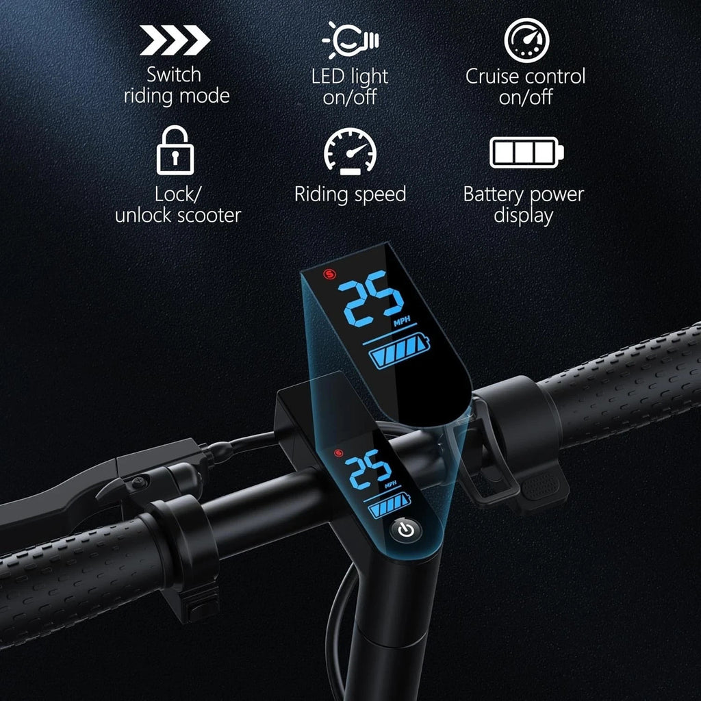 JUICEASE Adult Electric Scooter 250W 30km Range Foldable Suspension UK