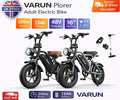 VARUN Plorer Electric Bike 250W 48V 13Ah 16” Fat Tyres All-Terrain E-Bike UK
