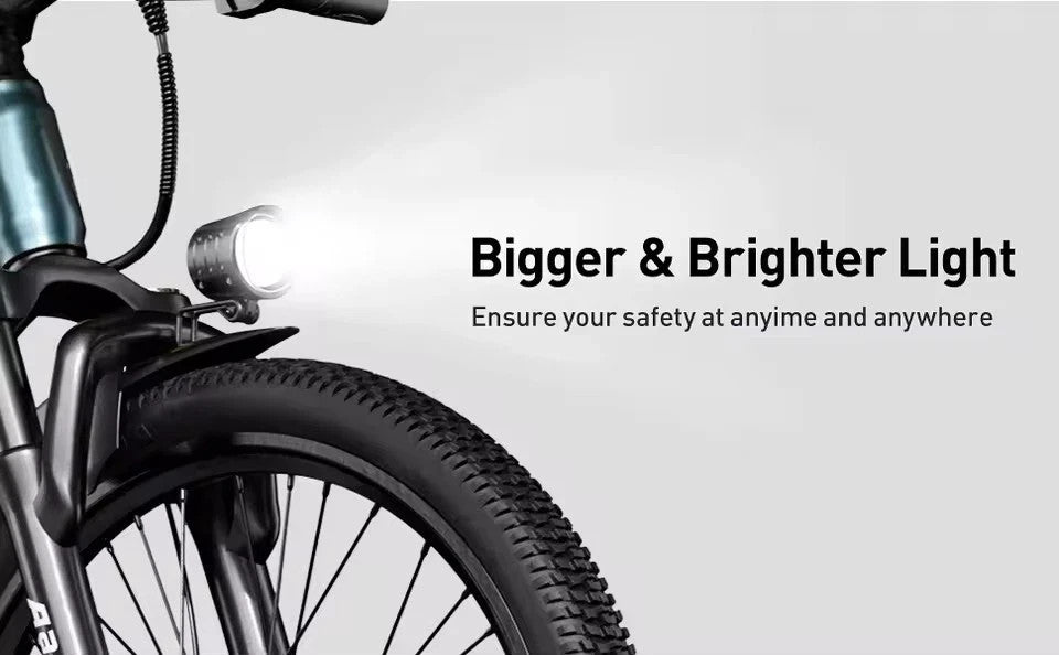 Aairsk GT900 Electric Bike 26" 250W 36V13Ah MTB E-Bike Full Suspension City UK