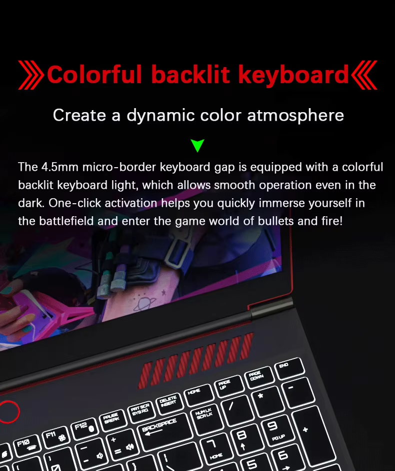 S6 Gaming Laptop Win 11 i9 or i7 RTX Graphics 16GB /32GB DDR5 512GB to 2GB SSD