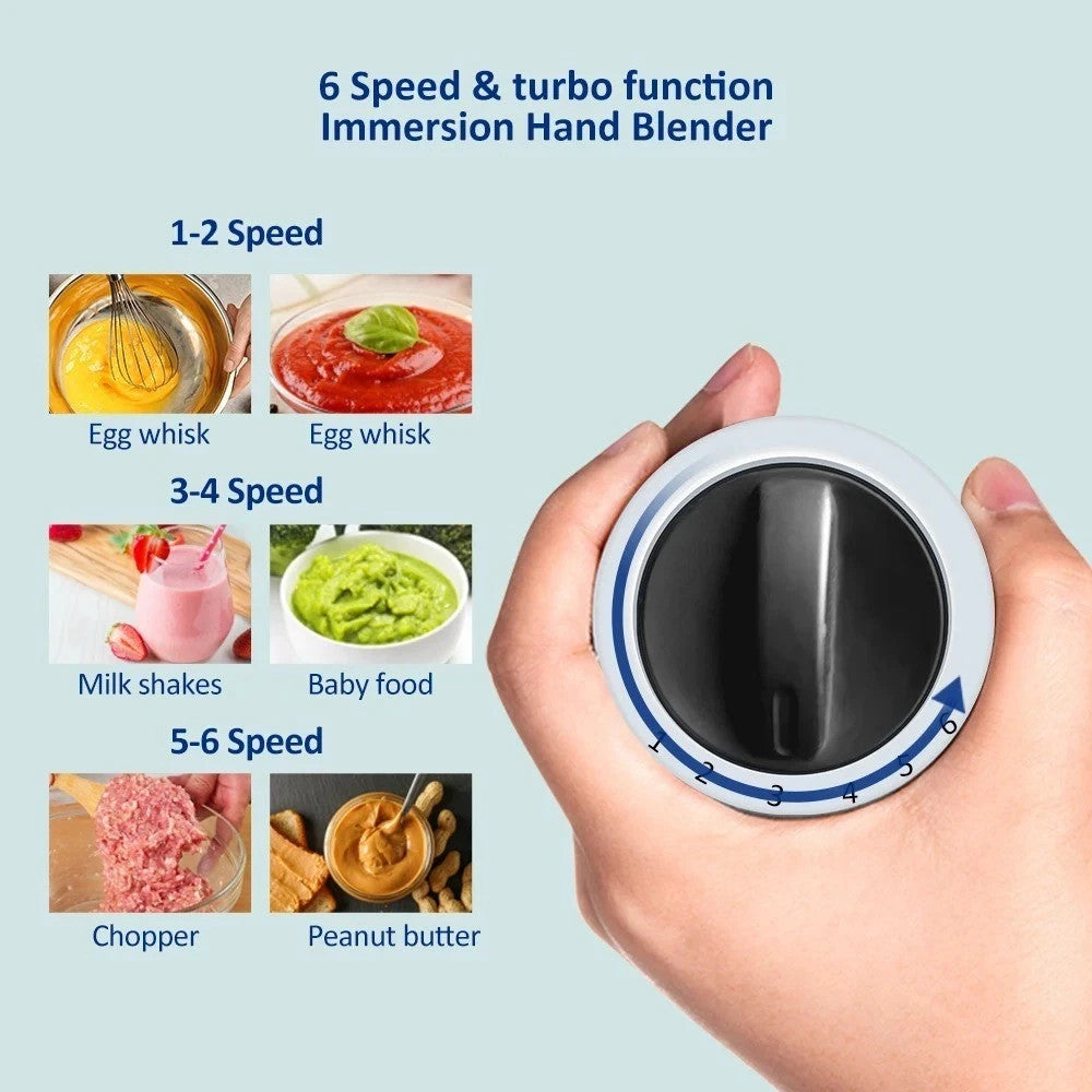 BioloMix 1200W 5-in-1 Hand Blender Bowl Stainless Steel UK