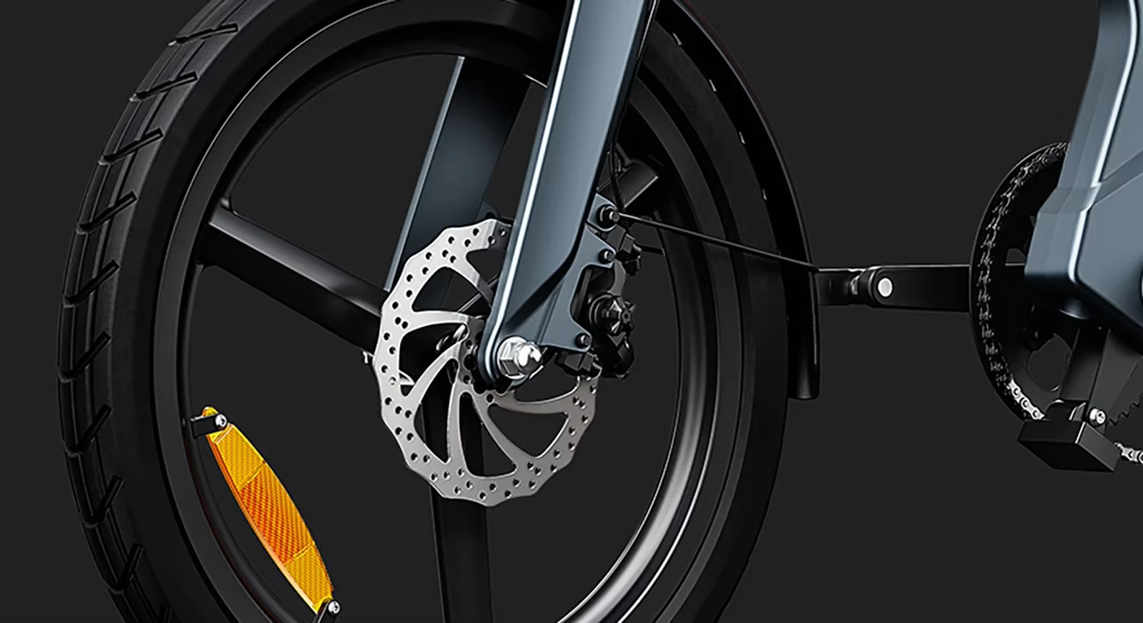 DYU T1 20'' Foldable Electric Bike 250W 36V 10Ah Battery E-Bike 60km Range UK