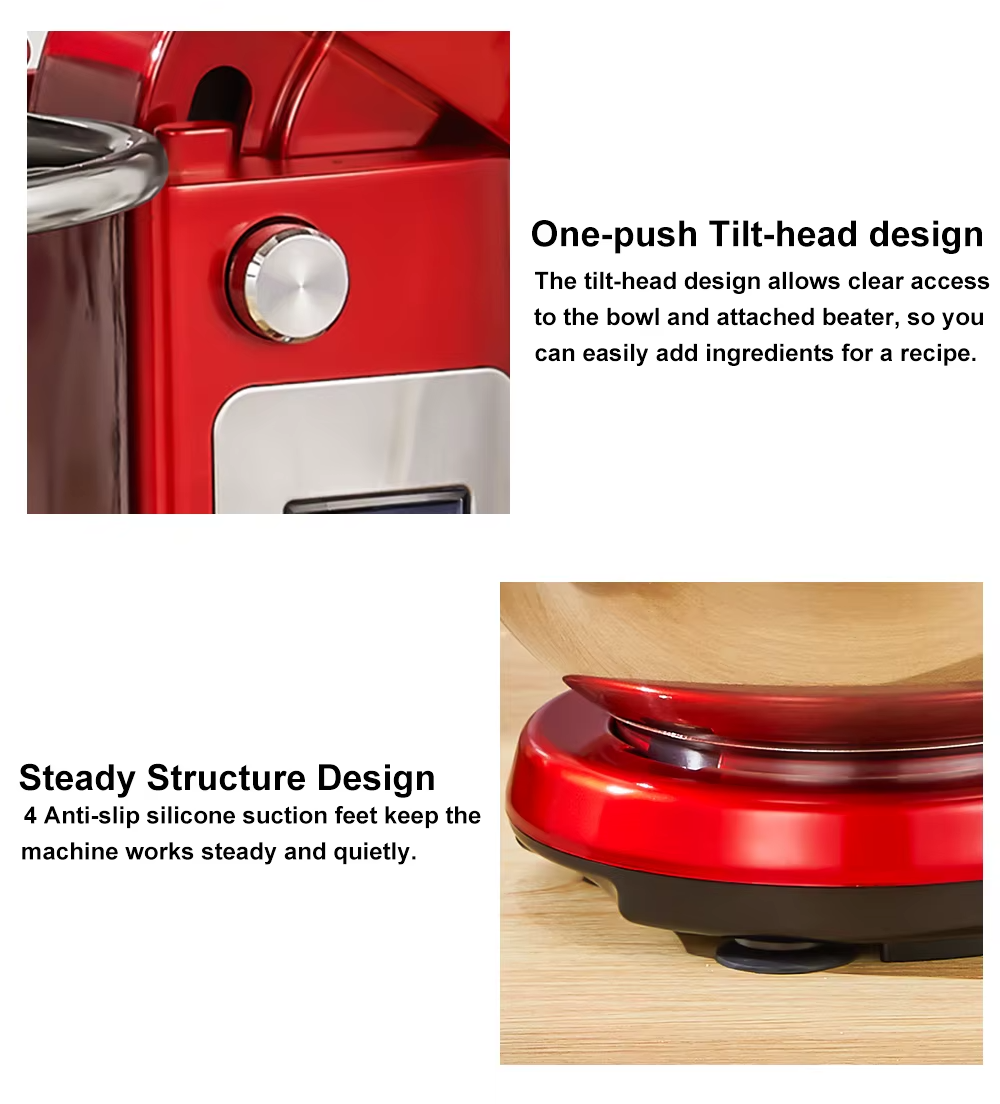 BioloMix 1200W Stand Mixer 6L Bowl UK