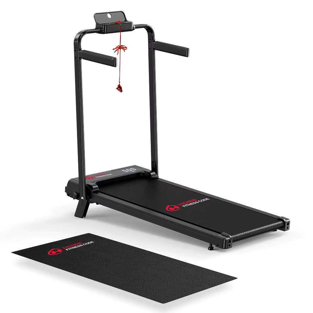 Bigzzia Treadmill 6km/h Foldable LED Display Home Gym UK
