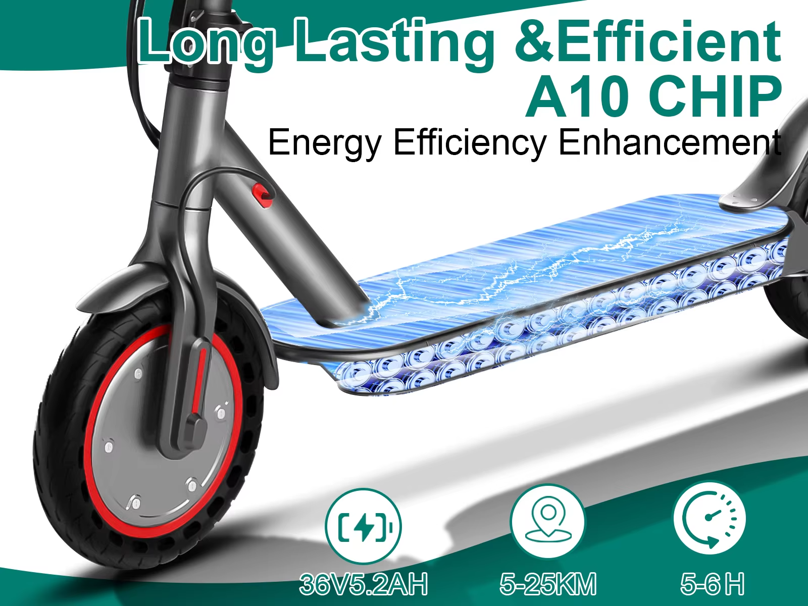 AOVOPRO Adult Electric Scooter Seat & Storage 350W 25km/h Foldable Suspension UK