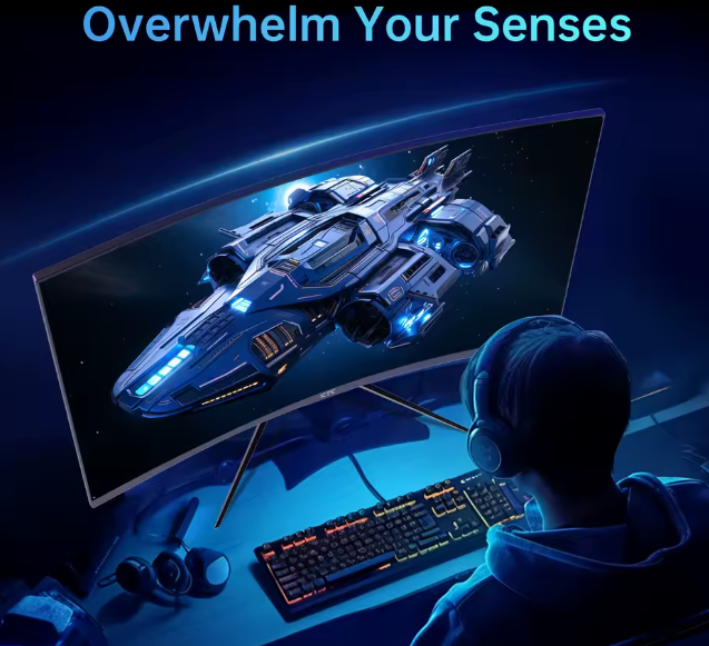KTC 32" Curved FHD Gaming Monitor 240Hz UK
