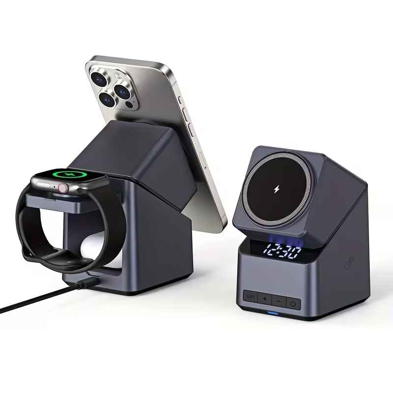 4-in-1 Wireless Charging Station Fast Charger iPhone Watch AirPods UK