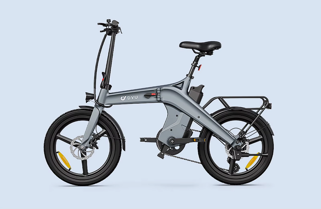DYU T1 20'' Foldable Electric Bike 250W 36V 10Ah Battery E-Bike 60km Range UK
