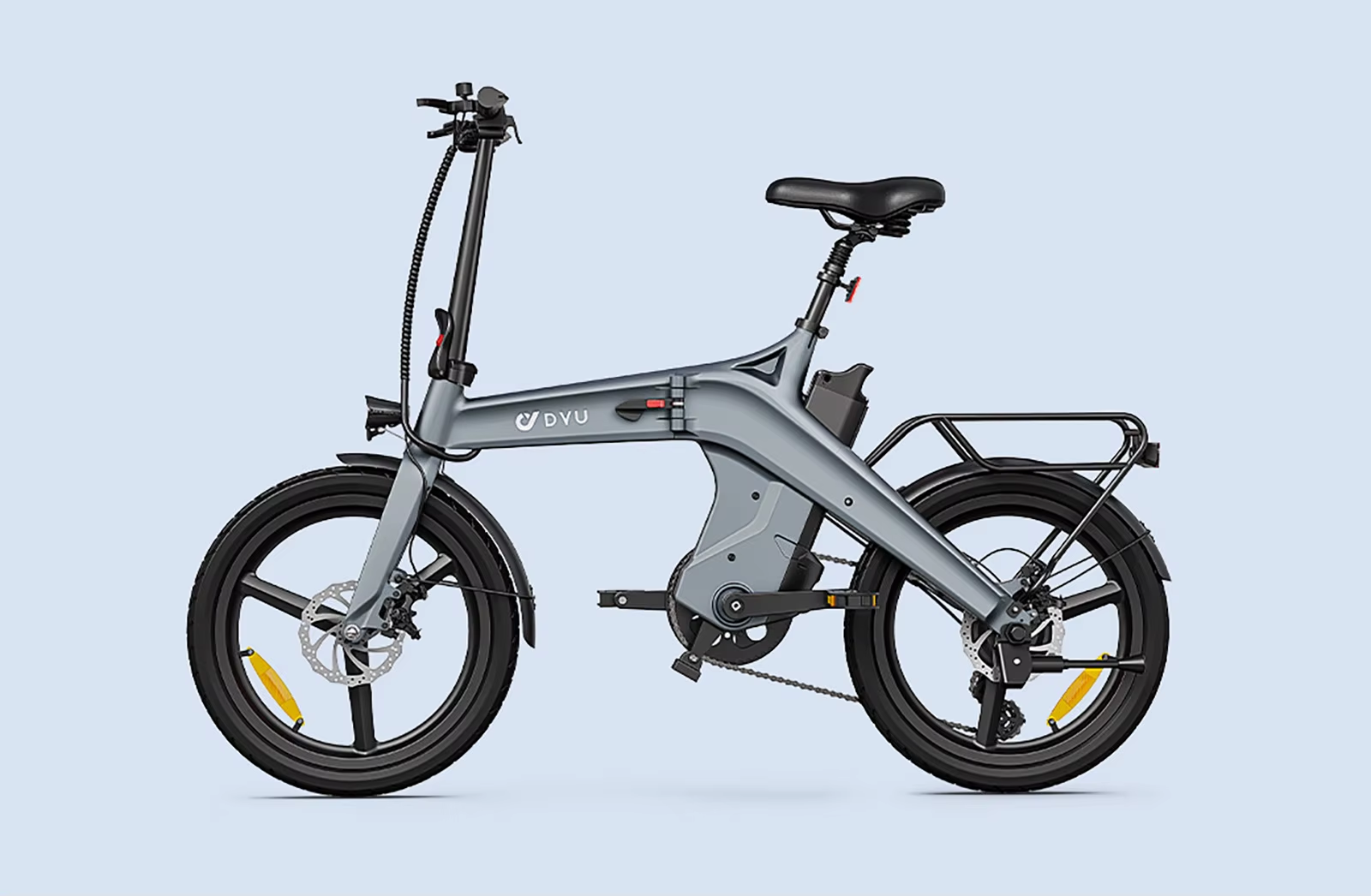 DYU T1 20'' Foldable Electric Bike 250W 36V 10Ah Battery E-Bike 60km Range UK