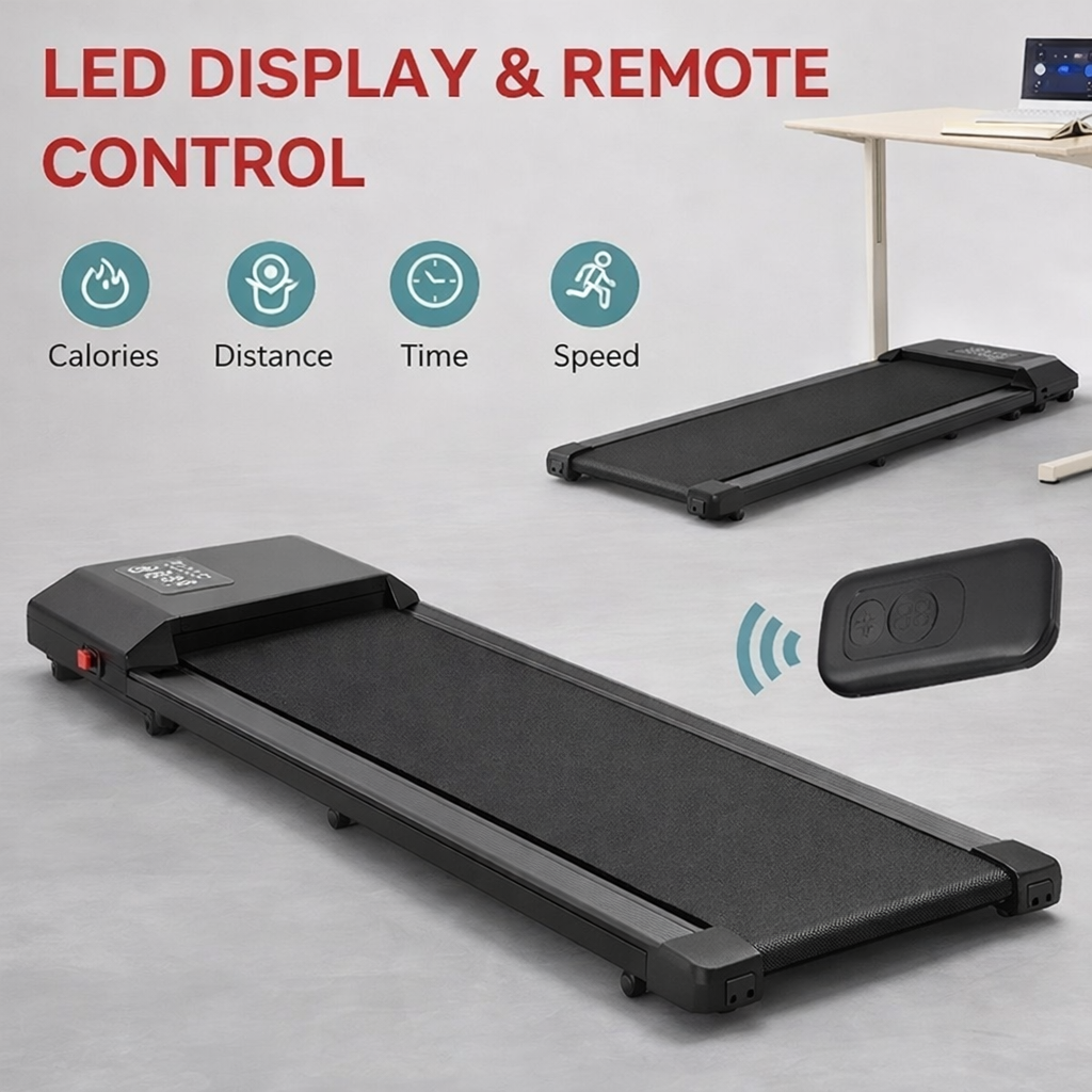 NNS Walking Pad Treadmill LED Display Home Gym UK