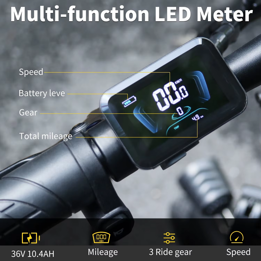 Hidoes C5 Folding Electric Bike 250W 36V 14" Mini E-Bike 25km/h Commuter 30KM UK