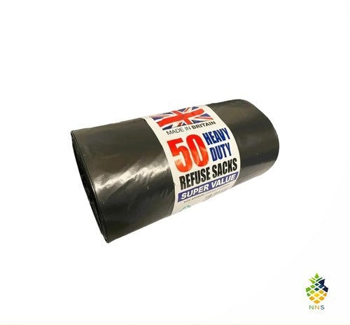 75L Kitchen Bin Liners Heavy Duty Bin Bags Strong Dustbin Bags 72x85cm UK