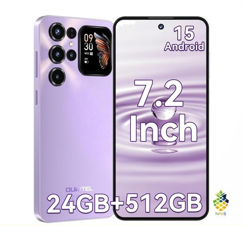 Oukitel C68 Smartphone 7.2in 120Hz Dual Screen 24GB 512GB 6000mAh NFC Unlocked