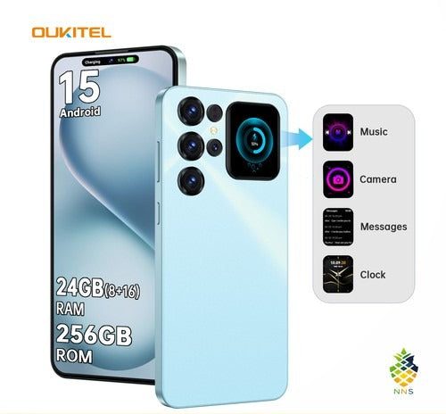 Oukitel C68 Smartphone 7.2in Dual Screen 24GB 256GB 6000mAh NFC Fingerprint