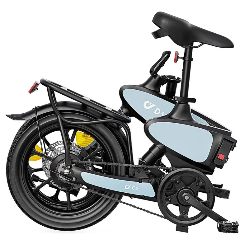 DYU C2 16inch Folding Electric Bike 250W 36V 7.5Ah ECity Bike 25kmh NONE