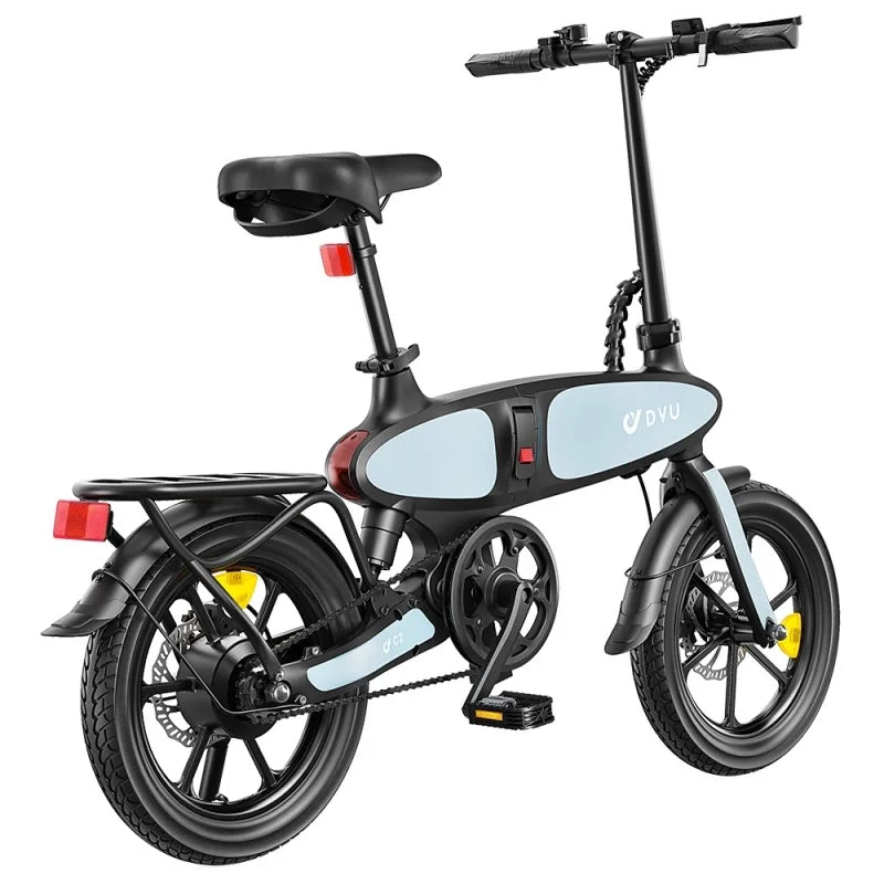 DYU C2 16inch Folding Electric Bike 250W 36V 7.5Ah ECity Bike 25kmh NONE