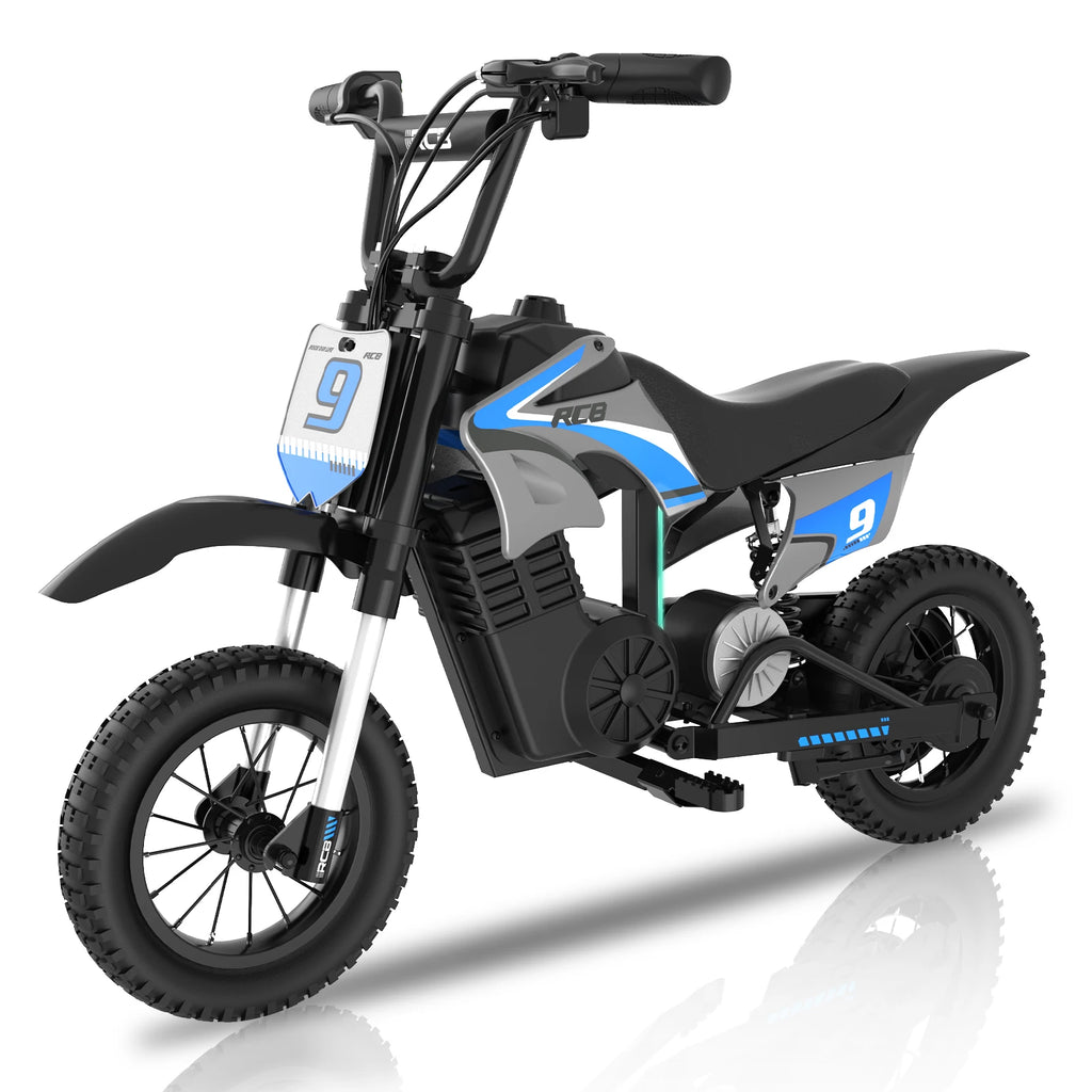 RCB R9X PRO Kids Electric Motorcycle 36V 350W 25kmh 3 Speed Modes 250w Off Road