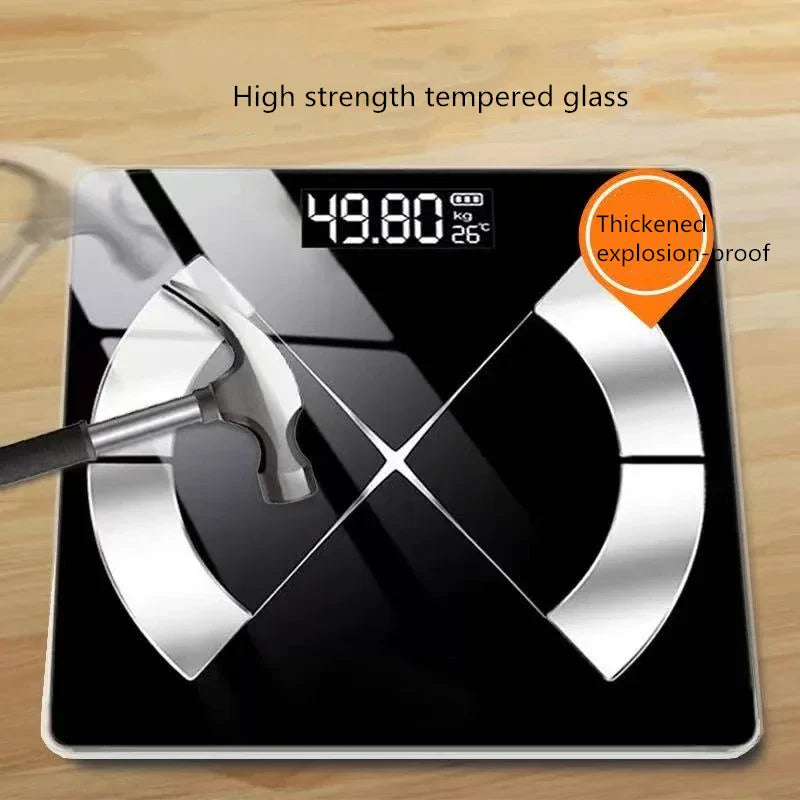 Bluetooth Smart Body Fat Scale Black