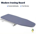 80cm Modern Retractable Ironing Board MDF Steel Durable Modern Hotel and Home UK