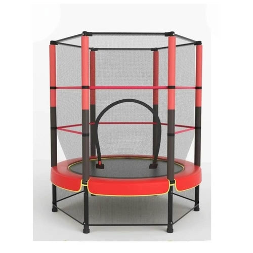 Trampolín, al aire libre, trampolines redondos con red de cierre de