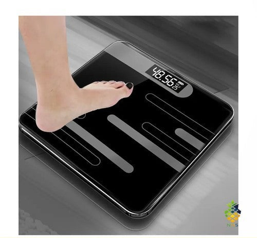 Digital Bathroom Scale Body Weight LED Display 180kg Tempered Glass Slim UK