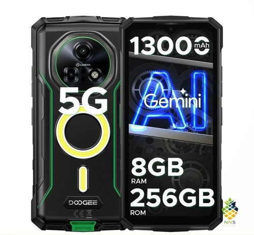 DOOGEE Fire 7 Pro Rugged Smartphone 64MP 16MP 13000mAh 5G Android 256GB UK