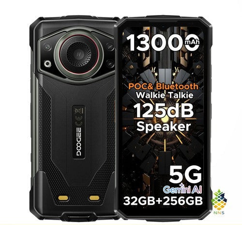 DOOGEE Fire 7 Ultra 5G Rugged 13000mAh Smart Phone 32GB 256GB Android 15 UK