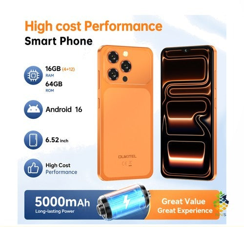 Oukitel C17 Smartphone 6.52in 4GB 64GB 5000mAh 13MP Android 4G Unlocked UK