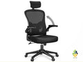 GartistGO Office Desk Chair High Back Ergonomic Computer Chair Black Pink Gray