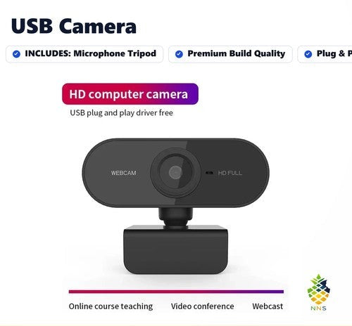 HD USB Camera Microphone Tripod 1280x720