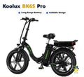 KOOLUX BK6S PRO 250W 48V 10.4Ah Folding Electric Bike 20 Fat Tire City Cruise UK