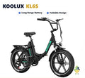 KOOLUX KL6S Electric Bike 250W 48V 15.6Ah Folding Fat Tire 20" City Cruiser UK