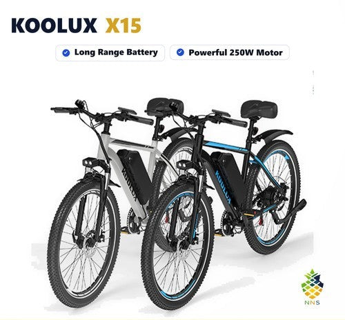 KOOLUX X15 Electric Bike 26 48V 15.6Ah 250W Long Range City Cruiser All Terrain