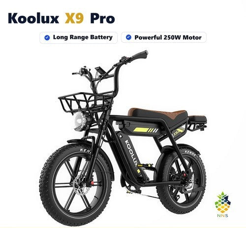 KOOLUX X9 PRO 20 Inch Electric Bike 48V 31.2Ah Long Range 250W City Cruiser UK