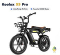 KOOLUX X9 PRO 20 Inch Electric Bike 48V 31.2Ah Long Range 250W City Cruiser UK