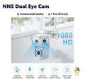 NNS Dual-eye Camera Wi-Fi Full-color Night Vision CCTV High Definition Security