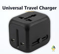 NNS Universal Travel Adapter UK Plug Converter USB Type-C Charger