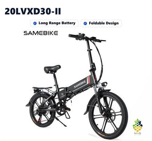 Samebike 20LVXD30-II 48V 10AH Electric Bike Folding E-Bike 250W Urban Long Range