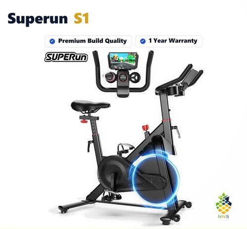 Superun S1 Exercise Bike 32 Level Magnetic Resistance Indoor 300 LBS Weight MAX