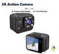 Viran V8 Action Camera 5K30FPS FHD Waterproof Sport Cam Remote Control WiFi
